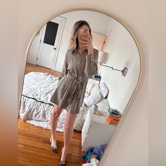 H&M Luxury Shirt Dress Medium - Picture 9 of 11